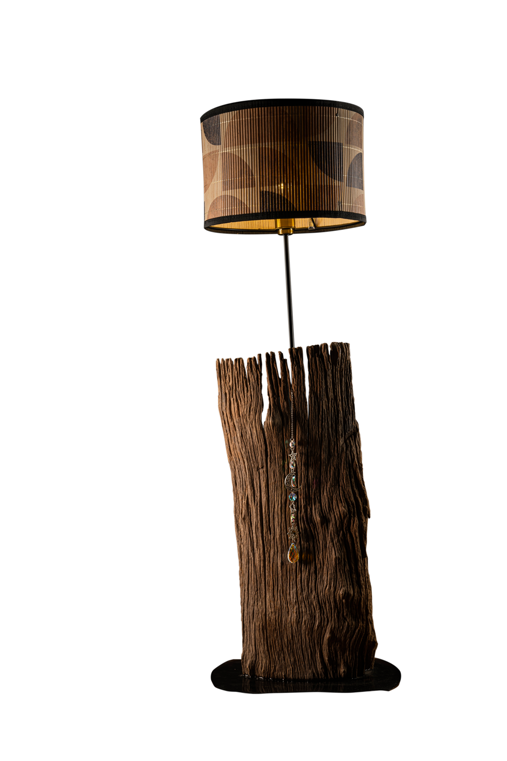 Black and White Acacia Wood Droplight