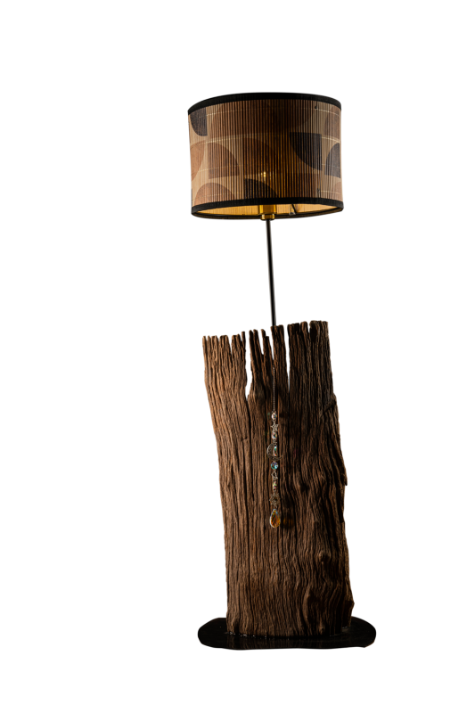 Black and White Acacia Wood Droplight
