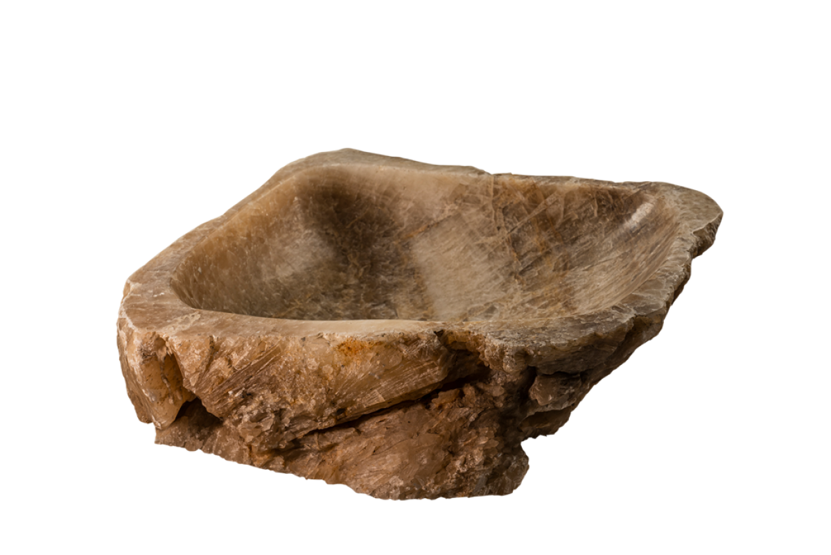 Natural crystal sink