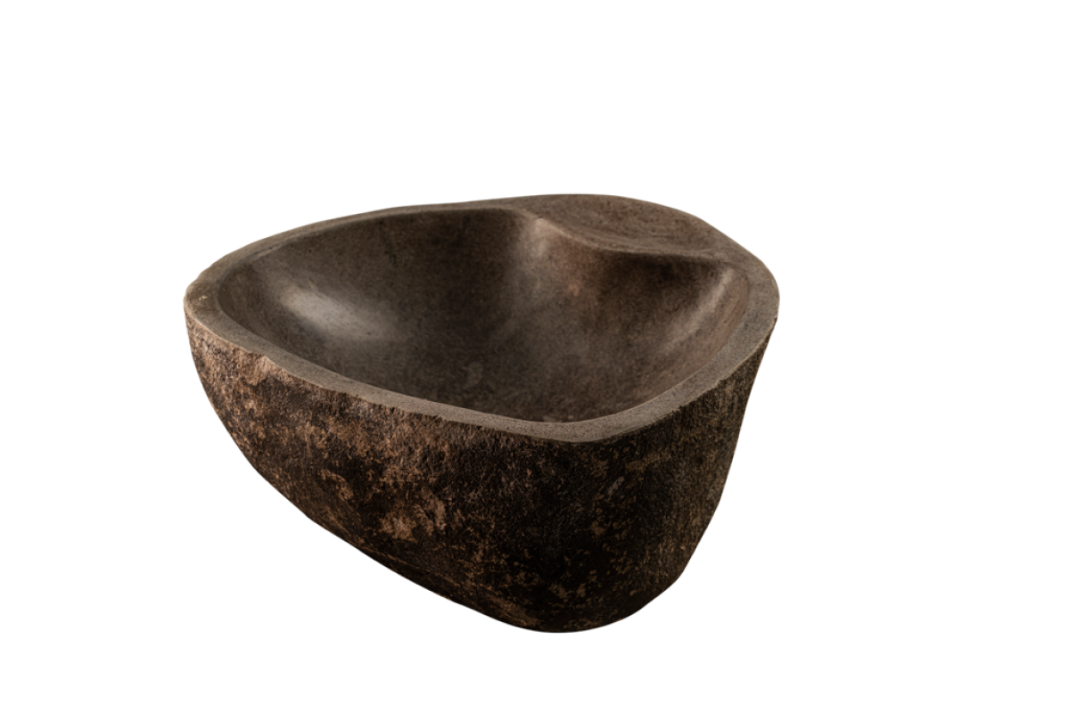 Natural Riverstone Sink - Gray